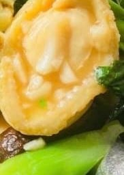 หอยเป่าฮื้อผัดกุ้งหมึก1กป