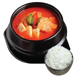 ซุปกิมจิ+ข้าว