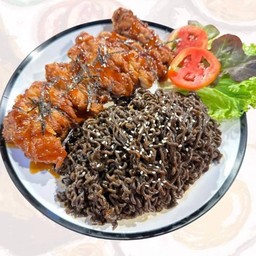 มาม่าเผ็ดที่สุดในโลก+ไก่ทอด