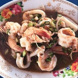 พล่ากุ้ง-ปลาหมึก