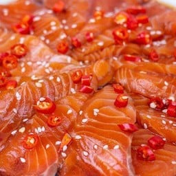 แซลม่อนดองน้ำปลากวน