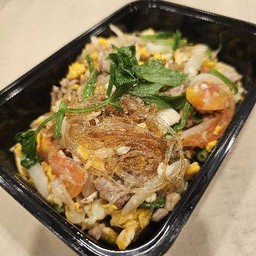 วุ้นเส้นผัดไข่ หมูสับ