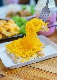 ปังปิ้ง เนยนม+ฝอยทอง