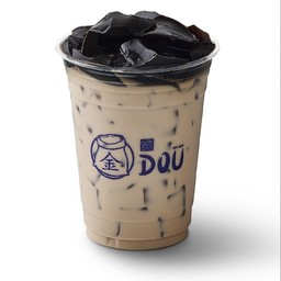 นมสดเฉาก๊วยเย็น แก้ว 16 oz