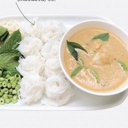 ขนมจีนน้ำยาปลา + เนื้อปู