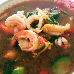 แกงอ่อมกุ้ง-ปลาหมึก