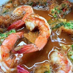 แกงส้มไข่ชะอมกุ้ง