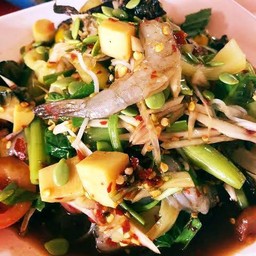 ตำป่ากุ้งสด