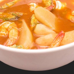 แกงส้มชะอมไข่ กุ้ง