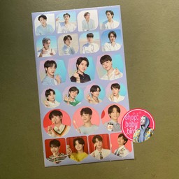 สติกเกอร์ได้คัท BTS ลายที่ 8