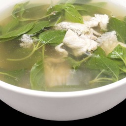 แกงจืดปลาโหระพา