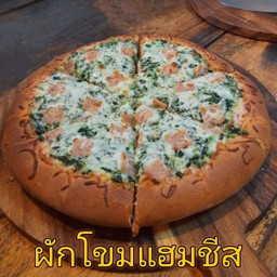 พิซซ่า ผักโขมอบชีส (L)