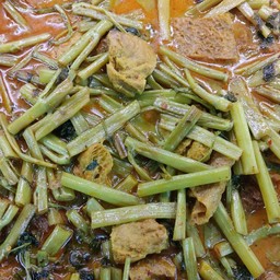 แกงเทโพผักบุ้ง