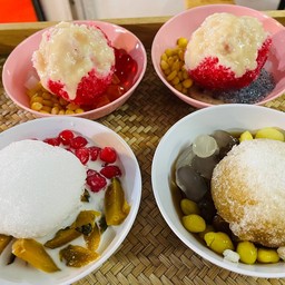 ลอดช่องขนุนเผือกชิ้น(น้ำกะทิเคี่ยว)