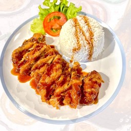 ข้าวไก่ทอดฮอตแอนด์สไปซี่