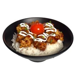 ข้าวหน้าไก่กรอบ (ข้าวญี่ปุ่น)