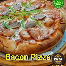พิซซ่า เบคอน หนังกรอบ (L)