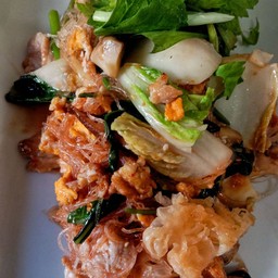 สุกี้แห้งไก่