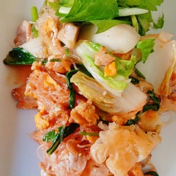 สุกี้แห้งหมูนุ่ม