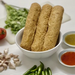 ปลาเส้น (อือก้วย) พร้อมทาน แบบทอด