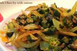Bhindi onion masala