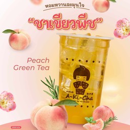 ชาเขียวพีช