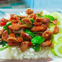 ข้าวกระเพรากุนเชีียง