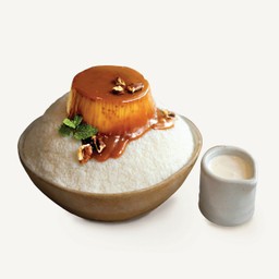 Custard pudding Bingsu
