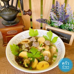 แกงจืด เต้าหู้+หมูสับ