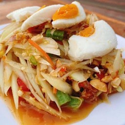 ตำไทย..ใส่ไข่เค็ม