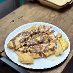 โรตีกล้วย+ชีส+นูเทลล่า