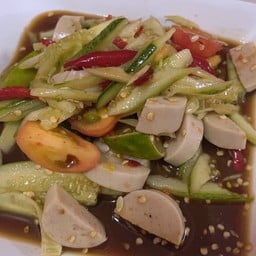 ตำแซ่บ!!ผัดไทยกุ้งสด