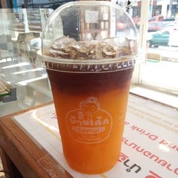 กาแฟส้ม เย็น