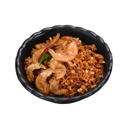 น้ำพริกคั่วกุ้งเสียบ