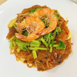กุ้งอบวุ้นเส้นกุ้งใหญ่ สูตรเข้มข้น
