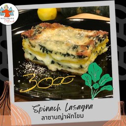 ผักโขม Spinach  Lasagna 3000g