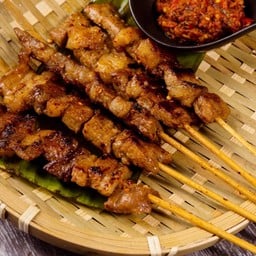 เนื้อโคขุนเสียบไม้ รสเข้มข้น (10ไม้)