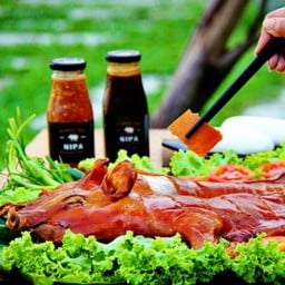 หมูหันฮ่องกง ( ทานเนื้อและหนัง )