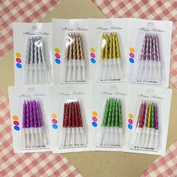 เทียนสั้น(สีเมทาลิค)