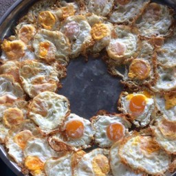 ข้าวไข่ดาวกรอบ2ฟอง