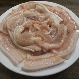 หมูสามชั้นสไลด์หมัก