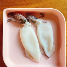 ปลาหมึกสด