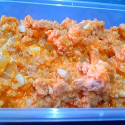 หมูสับผัดไข่เค็ม