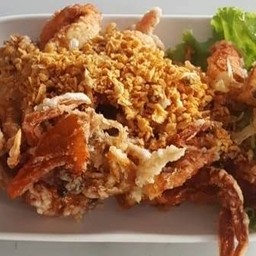 ปูนิ่มทอดกระเทียมพริกไทย