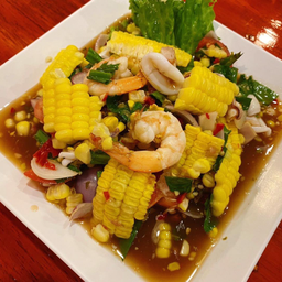 ยำข้าวโพดทะเล