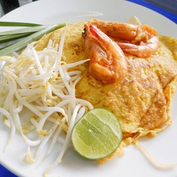 Pad Thai Wrapped In Egg