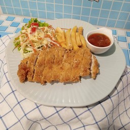 สเต๊กไก่ทอด
