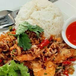 ุกุ้งคั่วพริกเกลือ