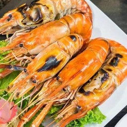 กุ้งแม่น้ำเผาไซส์ใหญ่ ครึ่งกิโลกรัม