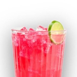 แดงมะนาวโซดา. (ใช้มะนาวสด)